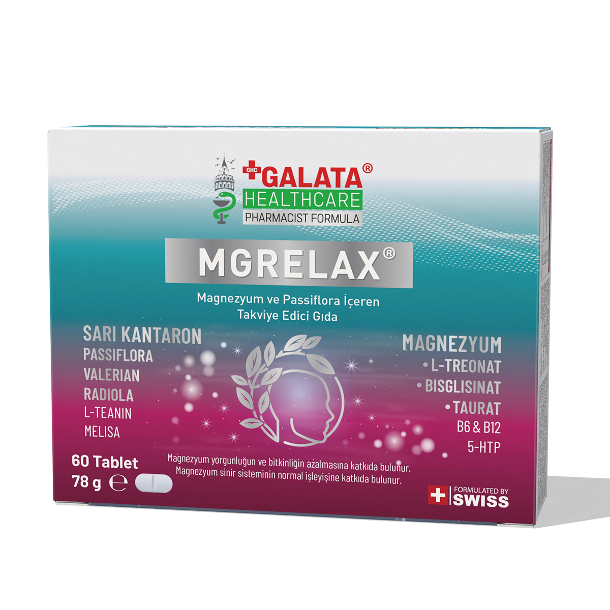 GALATA HEALTHCARE  MGRELAX 60 TABLET