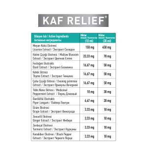 GALATA HEALTHCARE KAF RELİEF 100ML