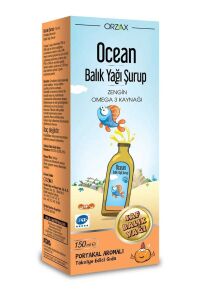 Ocean Omega 3 Portakallı Balık Yağı Şurubu 150 m