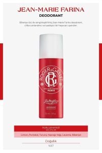 Roger&Gallet Jean-marie Farina Turunç Yaprağı Yağı, Lavanta, Limon Ve Biberiye Özü Içeren Deodorant 150ml