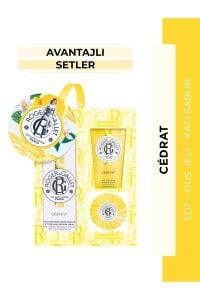 Roger&Gallet Cétrat Edt Limonsu Odunsu Parfüm 100ml & Duş Jeli & Sabun 3lü Avantaj Seti