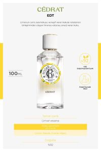 Roger&Gallet Cétrat Edt Limonsu Odunsu Parfüm 100ml & Duş Jeli & Sabun 3lü Avantaj Seti