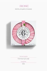 Roger&Gallet Rose Bitkisel, Mandalina, Gül Özlü, Canlandırıcı, Parfümlü Katı Sabun 100gr