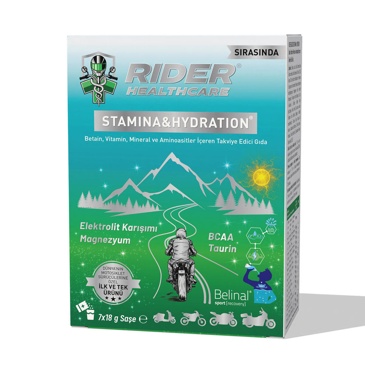 RİDER HEALTHCARE STAMINA & HYDRATION  7 SAŞE
