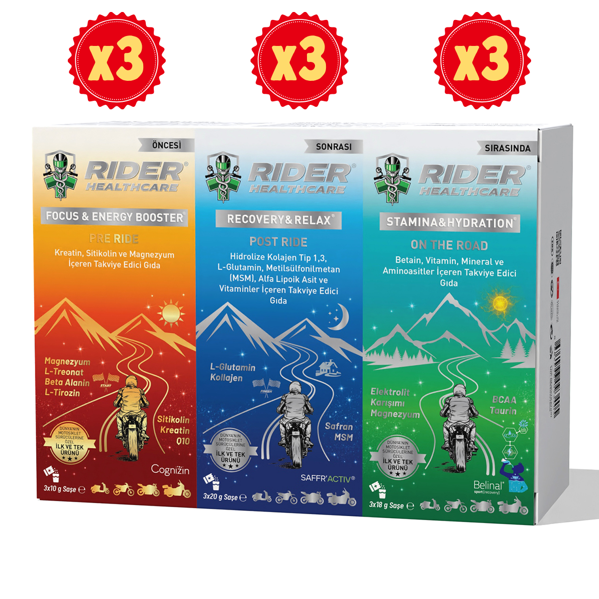 Rider Tour Pack 3x3