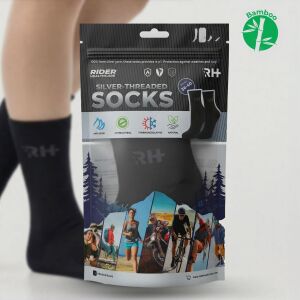 Cryo Silver + Bambu Soket Gümüş İplikli Çorap