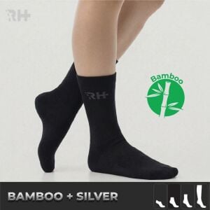 Cryo Silver + Bambu Soket Gümüş İplikli Çorap