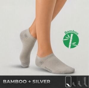 SW Bamboo Patik — Açık Gri