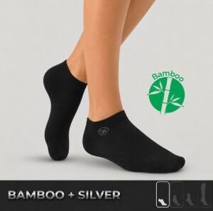 SW Bamboo Patik — Siyah