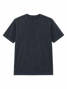 Tencel Okaliptus Lifli Premium Oversize Kısa Kollu T-Shirt - Antrasit